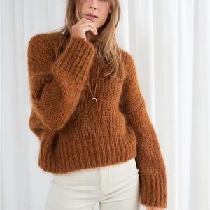 & Other Stories Wool Blend Chunky Knit Sweater